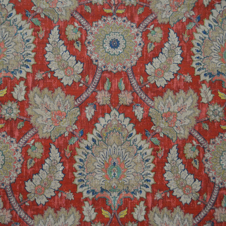 Kamran Red by Magnolia Fabric See sample 100% COTTON PAKISTAN 30000 </p><p>Repeat: Horizontal: 27 and Vertical: 27 54" - Fabric Carolina -