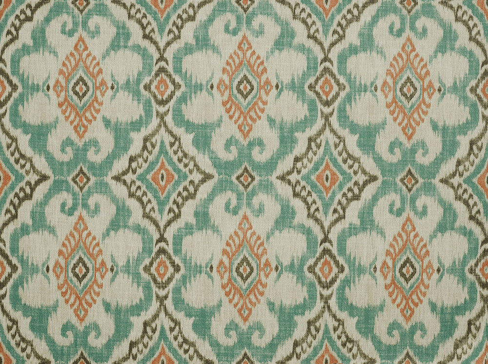 Kantha Surf 509 by Covington Fabric our website for purchase 75%cotton/ 25%linen Pigmnt Prnt Pakistan 50000 Horizontal: 13.5" and Vertical: 13.38" 55" - Fabric Carolina -