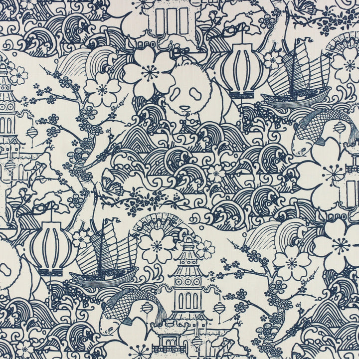 Kasuri Baltic by Richloom Fabric See sample 100% COTTON USA or Imported N/A </p><p>Repeat: V25.25" x H13.5" 56" - Fabric Carolina -