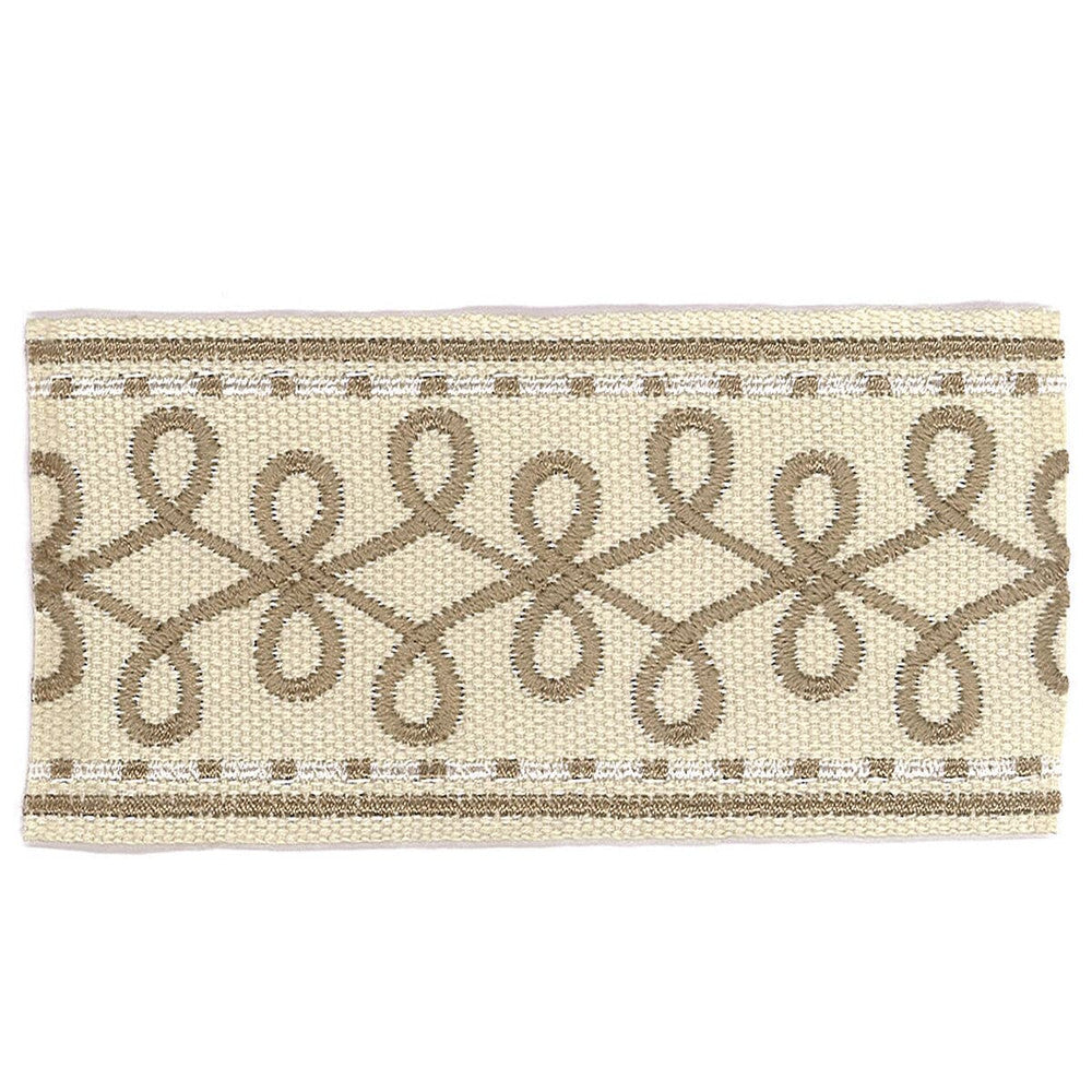 Katherine 1 Linen by Stout Trim ACCENTS TAPES & BORDERS 100%SVI CHINA Horizontal: 1 and Vertical: 0 2 in - Fabric Carolina -