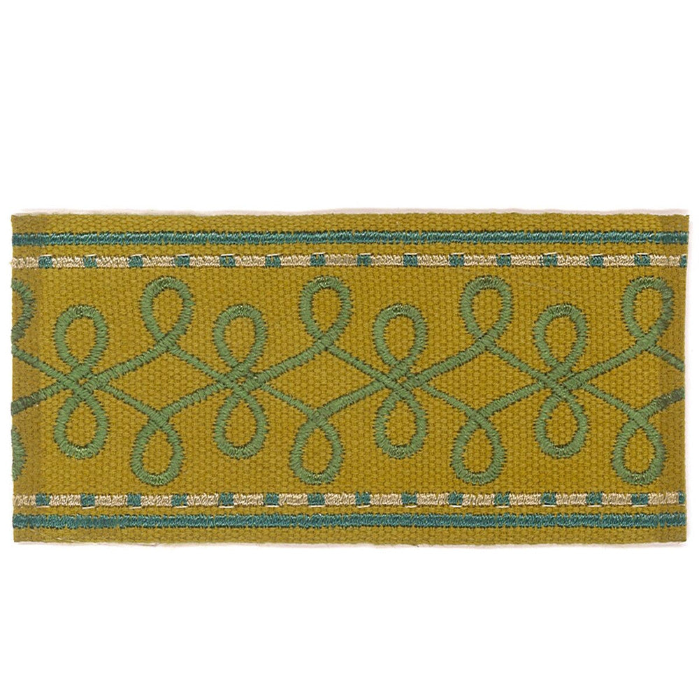 Katherine 4 Chartreuse by Stout Trim ACCENTS TAPES & BORDERS 100%SVI CHINA WYZENBEEK 50 000 DOUBLE RUB WEAR TEST (HEAVY DUTY) Horizontal: 1.000 and Vertical: 0.000 2 in - Fabric Carolina -