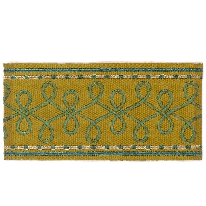 Katherine 4 Chartreuse by Stout Trim Stout Trim Katherine 4 ChartreuseTrim ACCENTS TAPES & BORDERS 100%SVI CHINA </p><p>Repeat: H: 1.000, V: 0.000 2 in - Fabric Carolina -