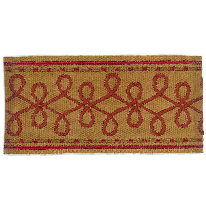 Katherine 9 Gingersnap by Stout Trim ACCENTS TAPES & BORDERS 100%SVI CHINA </p><p>Repeat: 0 2 in - Fabric Carolina -
