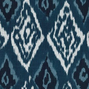 Katrina Blue Cc4 by Norbar Fabric See Sample 100% LAUNDERED LINEN USA 9,000 WYZENBEEK 9 1/2"V 11 1/2"H 54 - Fabric Carolina -