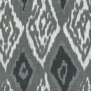 Katrina Grey Cc5 by Norbar Fabric Color/BLACK-GRAY 100% LAUNDERED LINEN USA 9,000 WYZENBEEK 9 1/2"V 11 1/2"H 54 - Fabric Carolina -