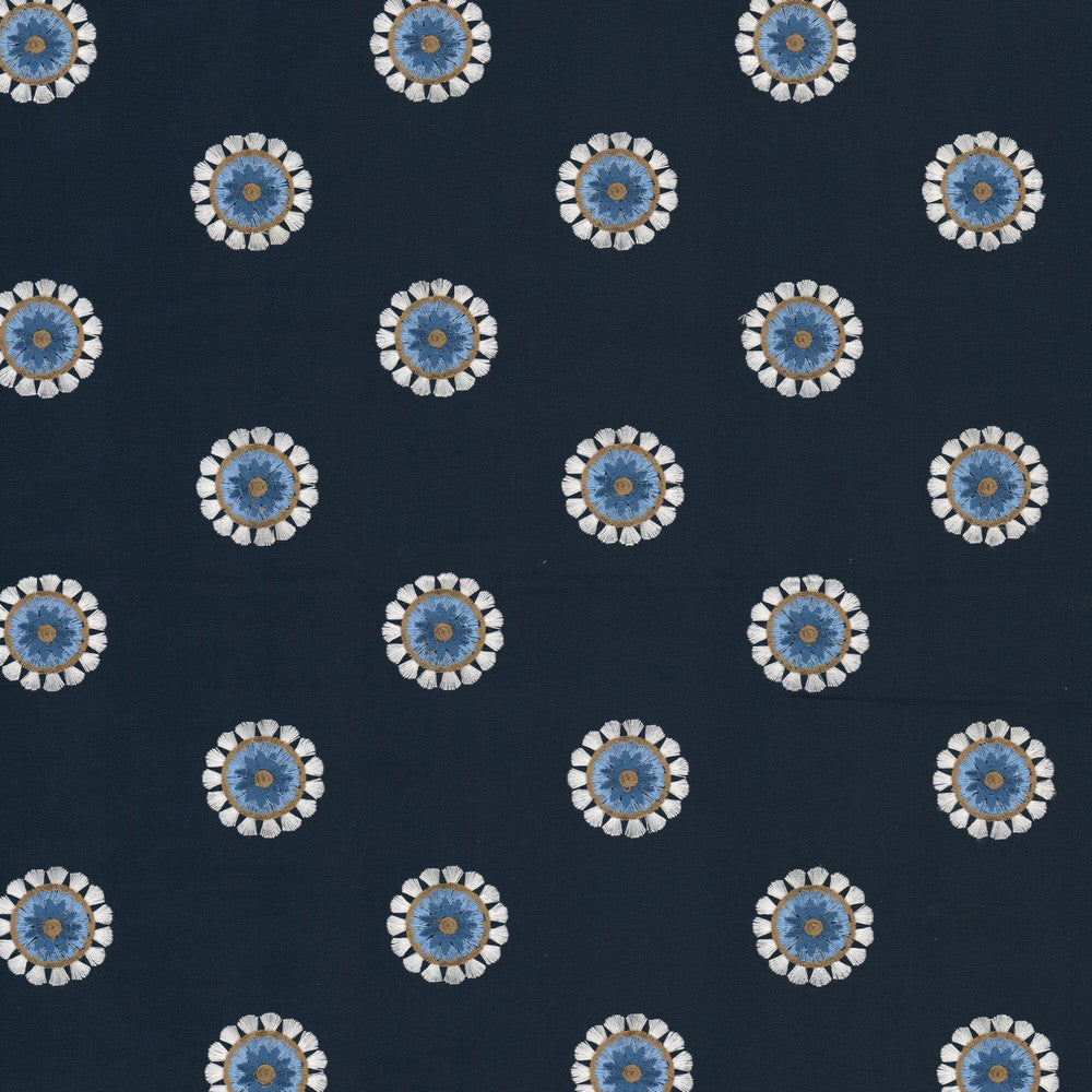 Kazoo 1 Sapphire by Stout Fabric Stout Fabric Kazoo 1 SapphireFabric Comfortable Living Moonstone/Navy 100%Cot %Vemb India </p><p>Repeat: H: 6.25, V: 0 51.5 in - Fabric Carolina -