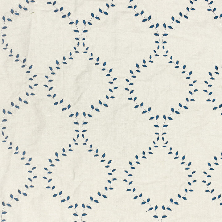 Keansburg 1 Sapphire by Stout Fabric COLOR MY WINDOW LAKE/SEAGLASS 59%LIN 25%POL 16%COT %VEMB INDIA Horizontal: 7.000 and Vertical: 7.500 53 in - Fabric Carolina -