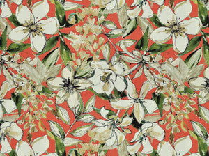 Kew Gardens 74 Coral by Covington Fabric