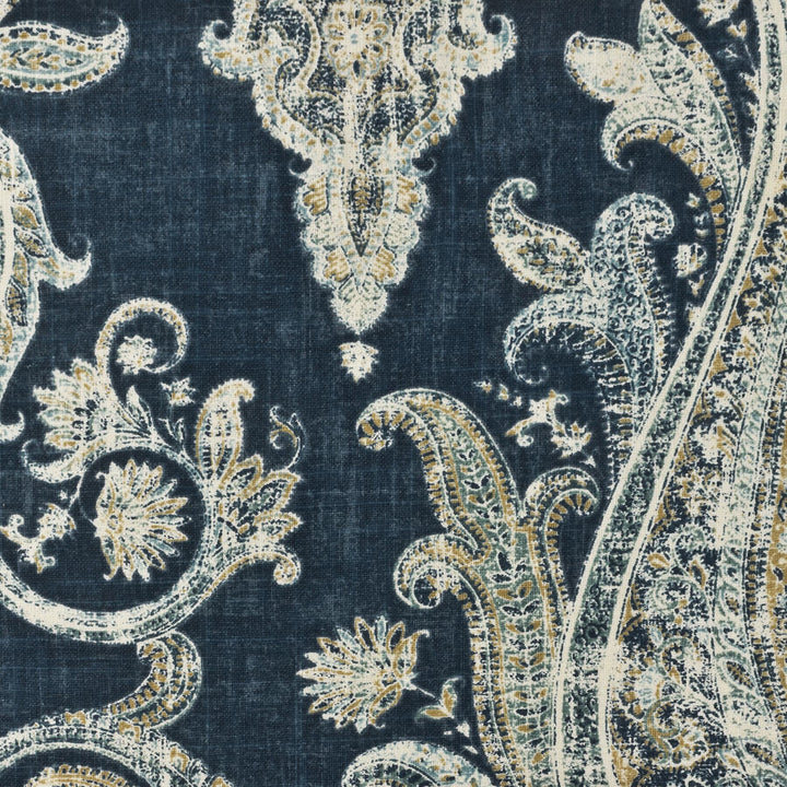 Kiko 1 Pacific by Stout Fabric Stout Fabric Kiko 1 PacificFabric Comfortable Living Breeze/Indigo 55%Lin 45%Svi USA </p><p>Repeat: H: 27, V: 7.625 54 in - Fabric Carolina -