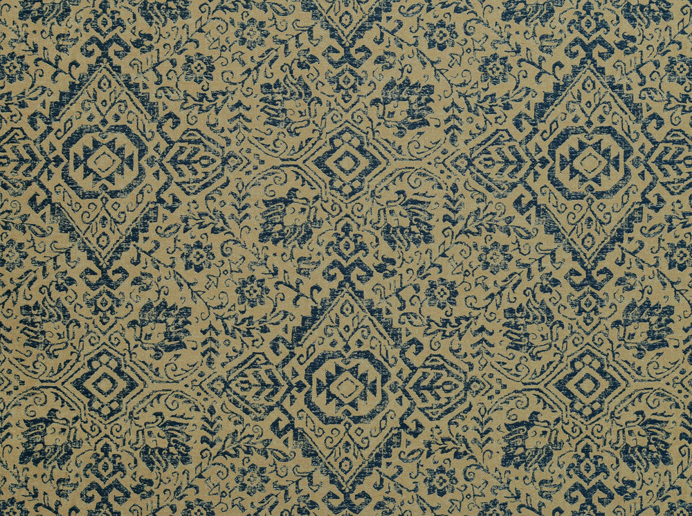 Kilim 555 Classic Navy by Covington Designer Fabric Covington Right 21.9 32.85 0 0 by product