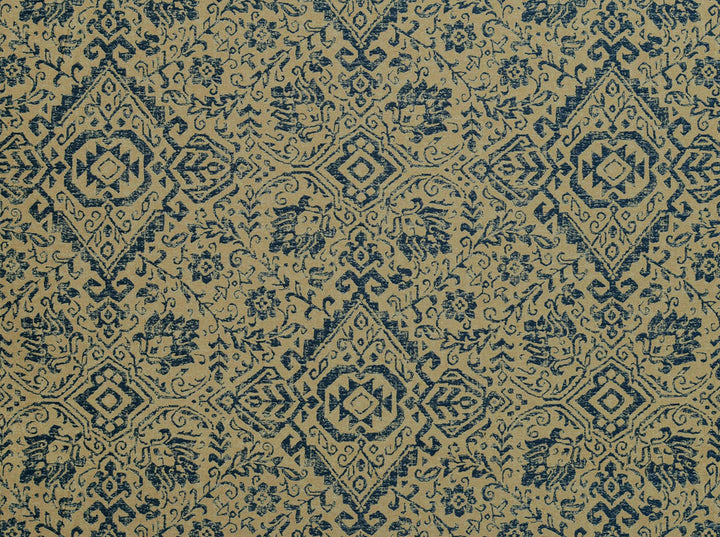 Kilim Classic Navy 555 by Covington Fabric our website for purchase 72% Poly 28% Cotton Jacquard China 42000 Horizontal: 28" and Vertical: 29.75" 56" - Fabric Carolina -