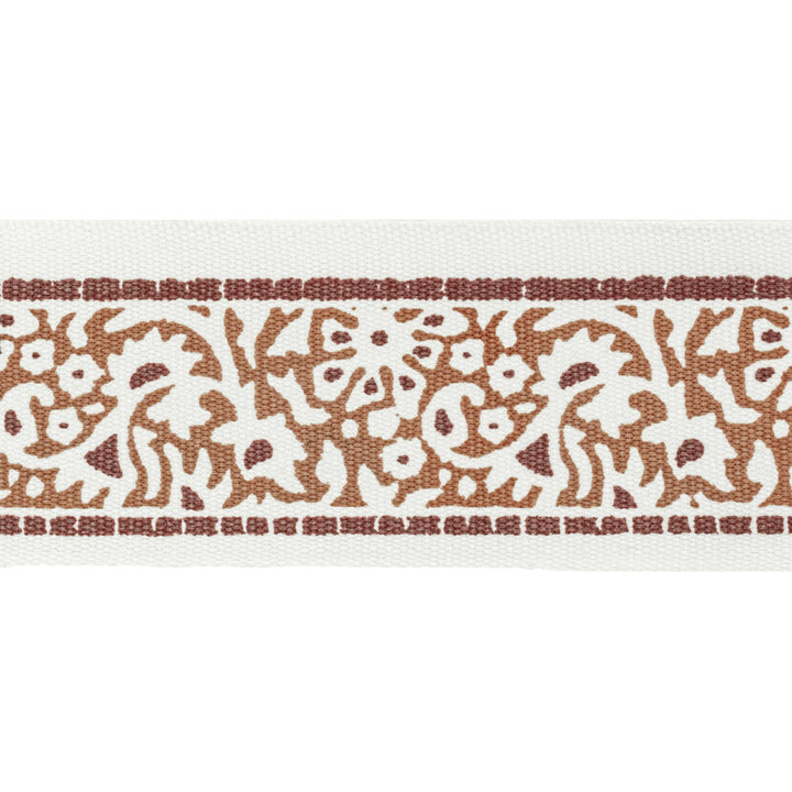 Kinsey Tape 6 Rouge by Stout Trim Stout Trim Kinsey Tape 6 RougeTrim NATURAL BEAUTY TRIM INDIA </p><p>Repeat: H: 2.500, V: 3.125 2.5 in - Fabric Carolina -