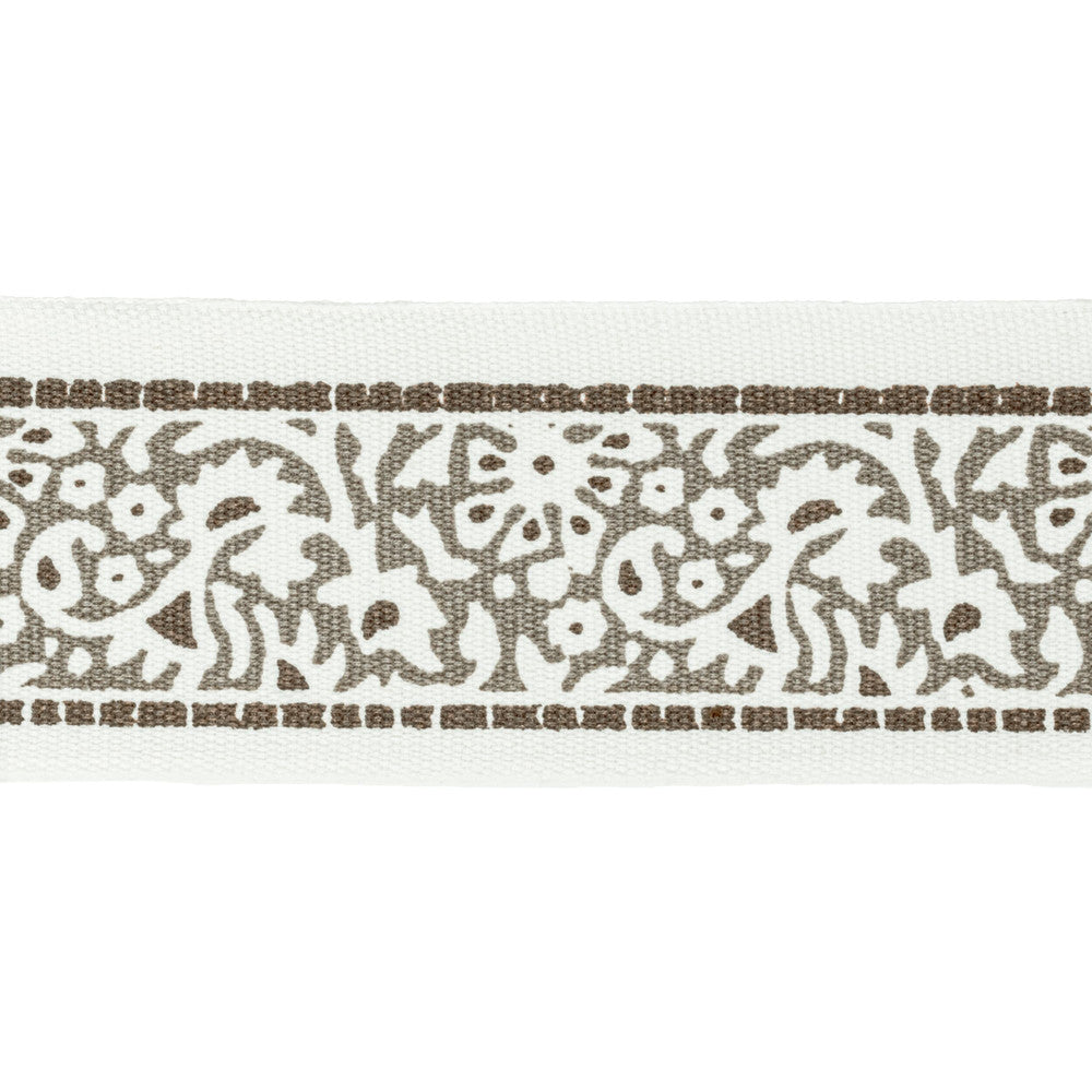 Kinsey Tape 8 Walnut by Stout Designer Trim NATURAL BEAUTY TRIM 100%COT INDIA MARTINDALE WEAR TEST (25 000 CIRCULAR RUBS) Horizontal: 2.500 and Vertical: 3.125 2.5 in - Swanky Fabrics -