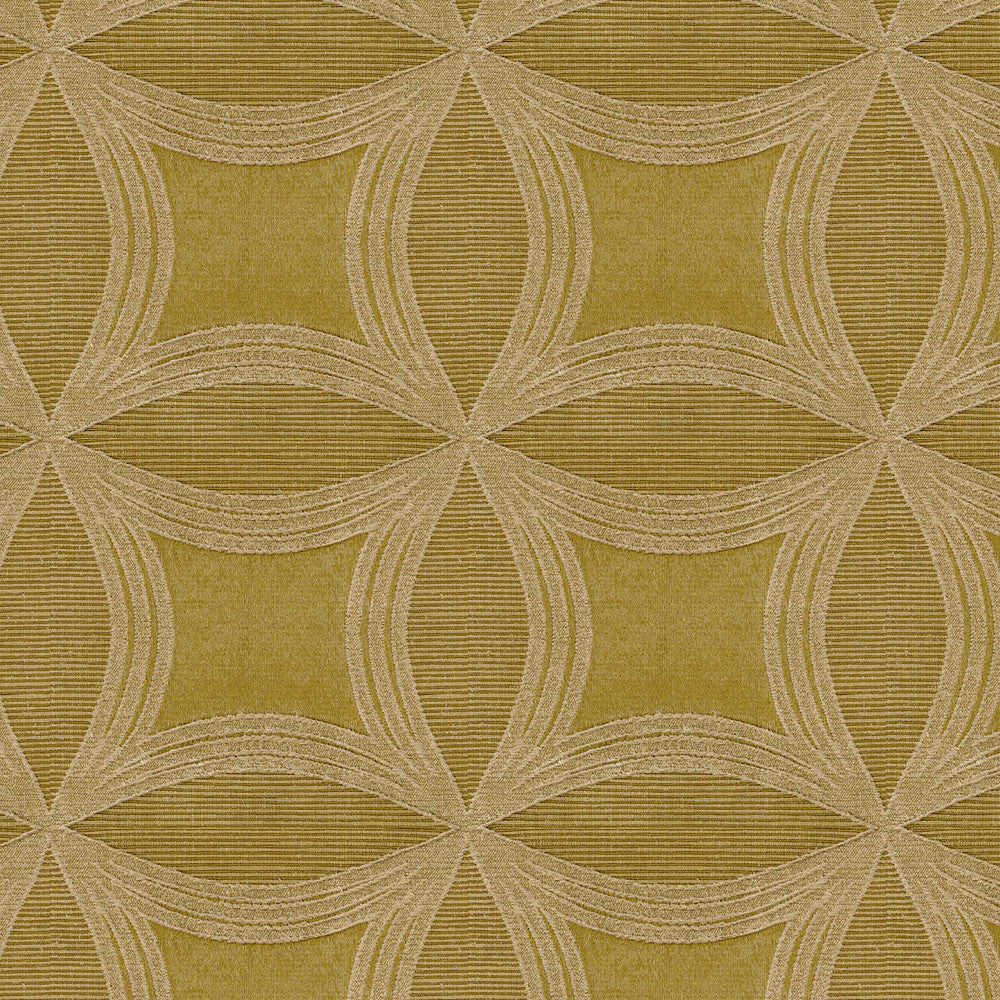 Kismet 5009 Gold by ABBEYSHEA Fabric 70% Cotton
30% Polyester IN 20,000 Double Rubs (Wyzenbeek) </p><p>Repeat: Horizontal: 15.4 in. (39.116 cm) up the roll and Vertical: 4.7 in. (11.938 cm) across the roll 55 in. (140 cm) - Fabric Carolina -