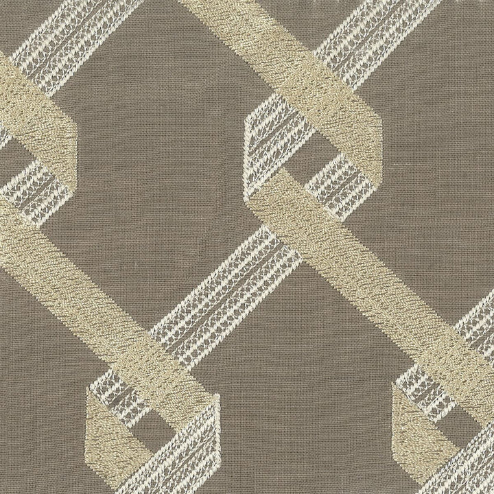 Kiwanis 1 Pewter by Stout Fabric COMFORTABLE LIVING DAWN TO DUSK 100%LIN INDIA </p><p>Repeat: 7.625 51 in - Fabric Carolina -
