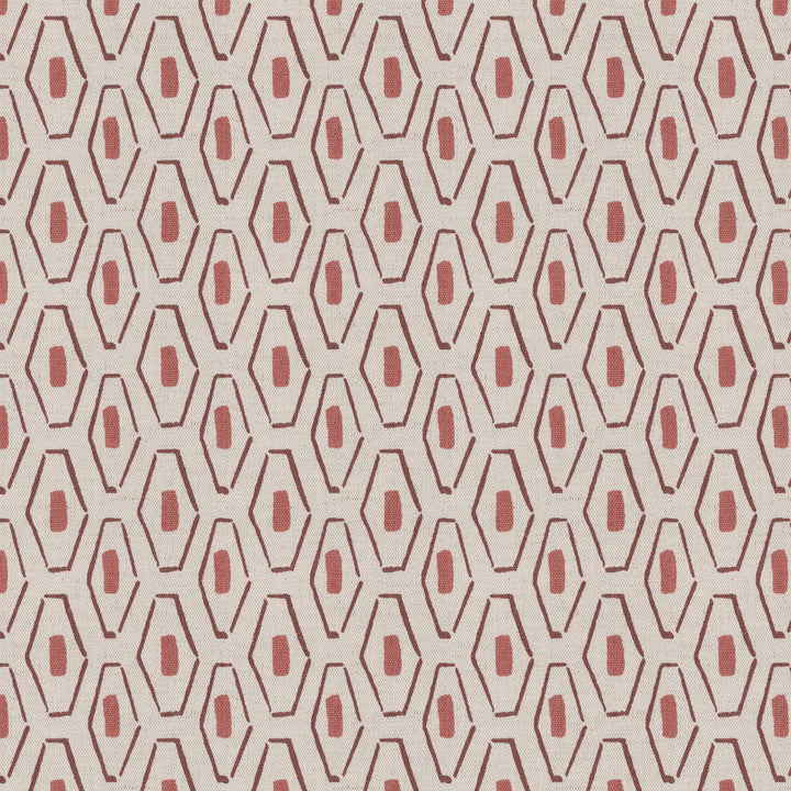 Klavon 2 Tearose by Stout Designer Fabric THE ART OF COLOR HANDCRAFTED 59%COT 41%LIN INDIA FLAME RETARDANT-U.F.A.C. CLASS 1 WYZENBEEK 12 000 DOUBLE RUB WEAR TEST (MEDIUM DUTY) Horizontal: 6.500 and Vertical: 7.875 54 in - Swanky Fabrics -