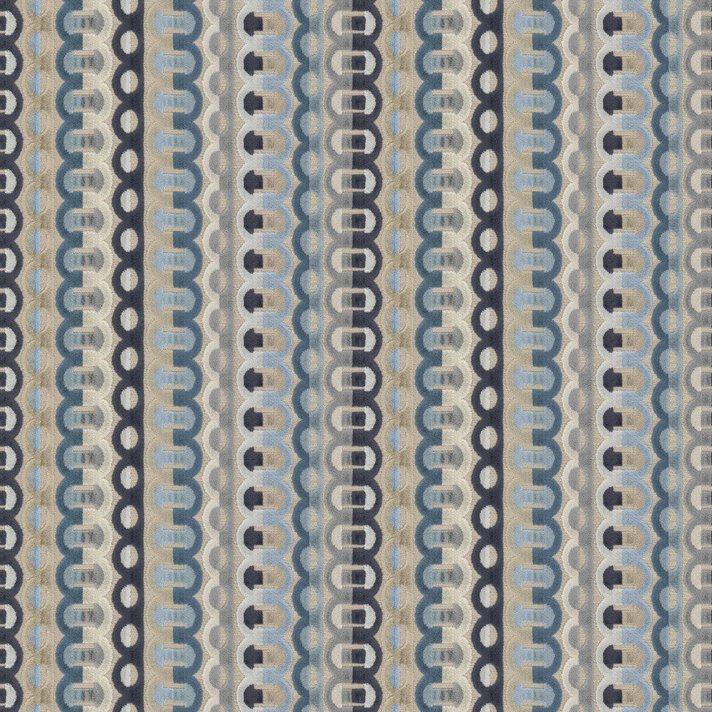 Knowledge 3 Ocean by Stout Fabric Stout Fabric Knowledge 3 OceanFabric Rainbow Library Harbor/Ink 62%Pol 38%Svi India </p><p>Repeat: H: 6.875, V: 0 54 in - Fabric Carolina -