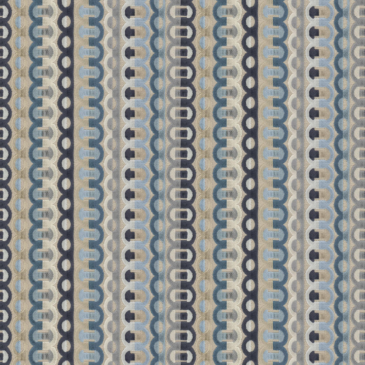 Knowledge 3 Ocean by Stout Fabric Stout Fabric Knowledge 3 OceanFabric Rainbow Library Harbor/Ink 62%Pol 38%Svi India </p><p>Repeat: H: 6.875, V: 0 54 in - Fabric Carolina -