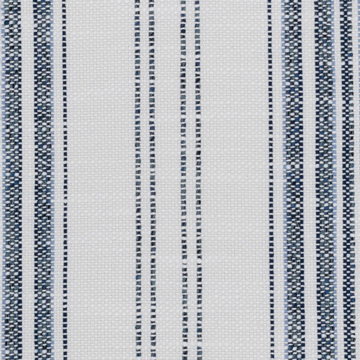 Kokomo 3 Baltic by Stout Fabric JUST STRIPES BLUE/SPRING 91%POL 9%NOL USA Horizontal: 0.125 and Vertical: 8.250 56 in - Fabric Carolina -