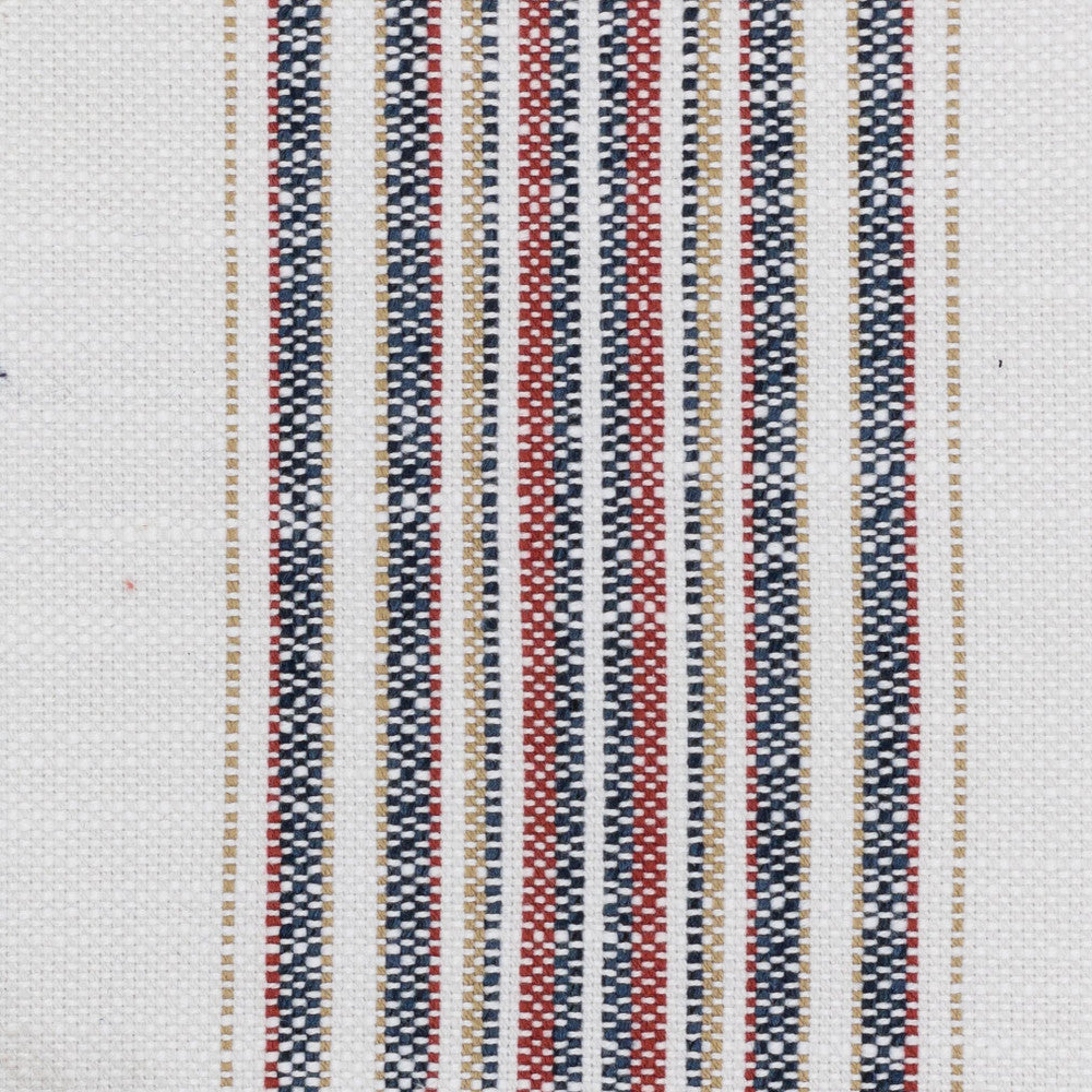 Kokomo 4 Americana by Stout Fabric Stout Fabric Kokomo 4 AmericanaFabric Just Stripes Blue/Spring 91%Pol 9%Nol USA </p><p>Repeat: H: 0.125, V: 3.375 56 in - Fabric Carolina -