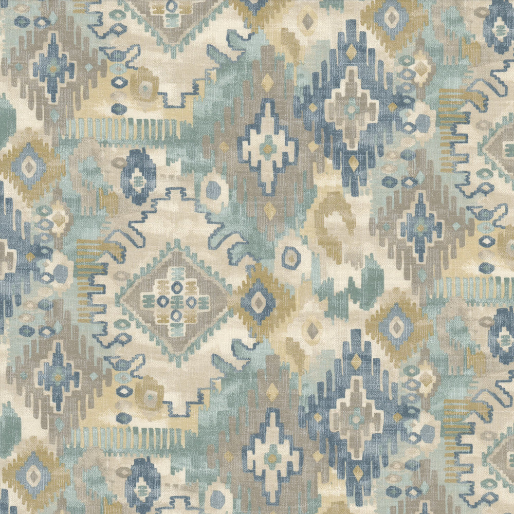 Konya 1 Blue by Stout Fabric Stout Fabric Konya 1 BlueFabric Comfortable Living Moonstone/Sapphire 100%Cot Pakistan </p><p>Repeat: H: 27, V: 0 54 in - Fabric Carolina -
