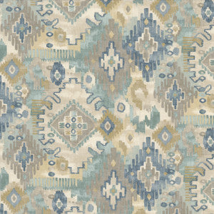 Konya 1 Blue by Stout Fabric