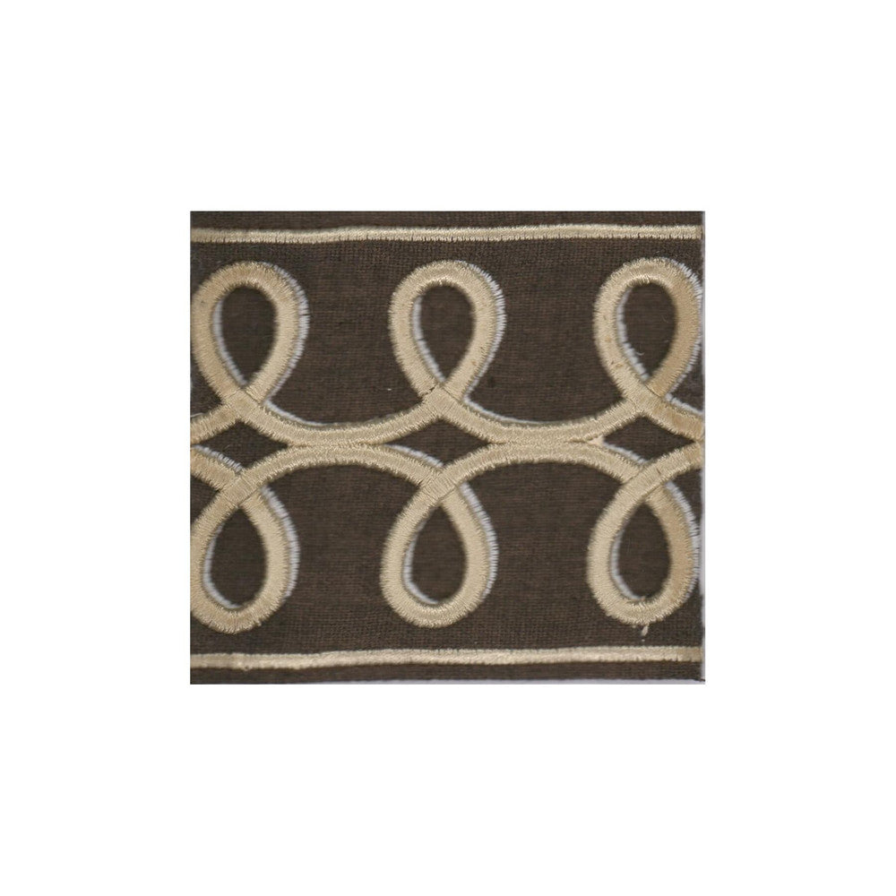 Kooky Tape 3 Coffee by Marcus William Trim Marcus William Trim Kooky Tape 3 CoffeeTrim PERSUASIONS TRIM 100%POL %VEMB INDIA </p><p>Repeat: H: 1.250, V: 0.000 3.25 in - Fabric Carolina -