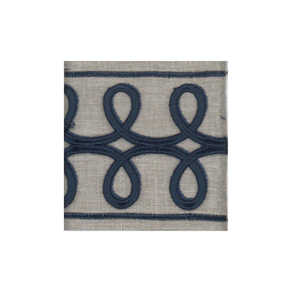 Kooky Tape 5 Navy by Marcus William Trim Marcus William Trim Kooky Tape 5 NavyTrim PERSUASIONS TRIM 100%POL %VEMB INDIA </p><p>Repeat: H: 1.250, V: 0.000 3.25 in - Fabric Carolina -