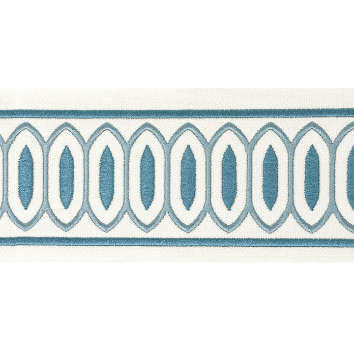 Kragon Tape 1 Denim by Stout Trim STITCHED UP TRIM 100%COT %BEMB INDIA Horizontal: 4.000 and Vertical: 1.000 4 in - Fabric Carolina -