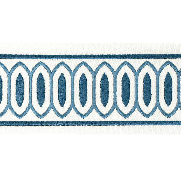 Midfield Tape 5 Clay by Stout Trim Stout Trim Midfield Tape 5 ClayTrim New Traditions Trim 90%Svi 10%Pol China </p><p>Repeat: H: 3.875, V: 1 2.5 in - Fabric Carolina -