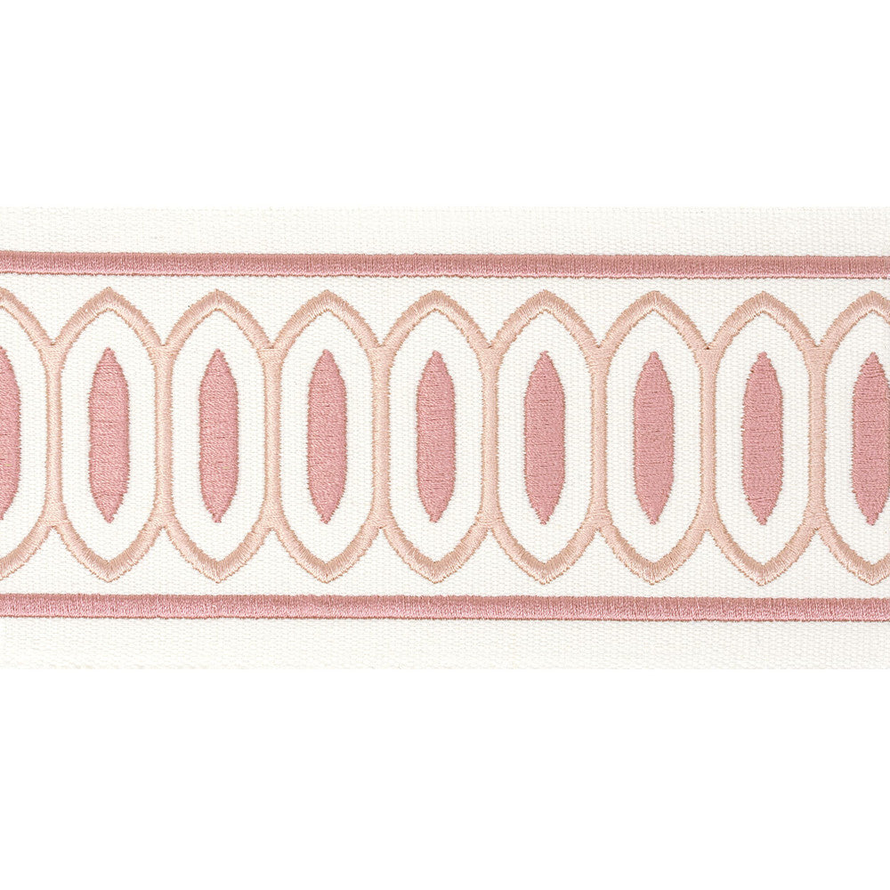Kragon Tape 5 Tearose by Stout Trim Stout Trim Kragon Tape 5 TearoseTrim STITCHED UP TRIM 100%COT %BEMB INDIA </p><p>Repeat: H: 4.000, V: 1.000 4 in - Fabric Carolina -