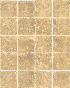 Metal Leaf Squares Gold Wallpaper by Ronald Redding