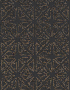 Empire Diamond Black & Gold Wallpaper by Ronald Redding