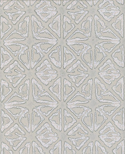 Empire Diamond Silver & Taupe Wallpaper by Ronald Redding