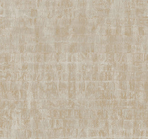 Liquid Metal Taupe Wallpaper by Ronald Redding