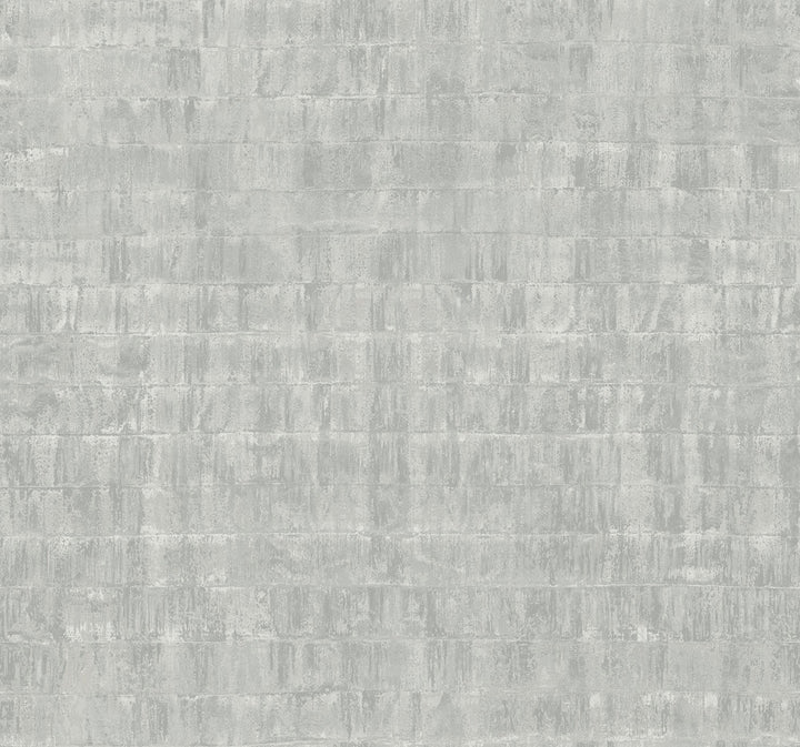 Liquid Metal Silver Wallpaper by Ronald Redding 24 Karat Covers about 60.8 square feet 27-in by 27-ft long roll Unpasted 25.25 - Fabric Carolina -