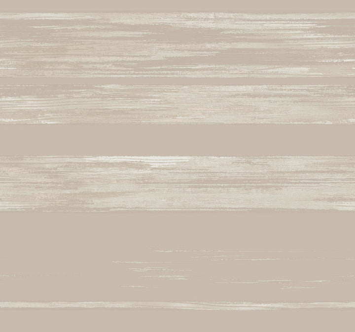 Horizontal Dry Brush Taupe Wallpaper by Ronald Redding 24 Karat Covers about 60.8 square feet 27-in by 27-ft long roll Unpasted 25.25 - Fabric Carolina -