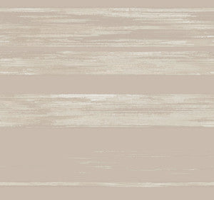 Horizontal Dry Brush Taupe Wallpaper by Ronald Redding