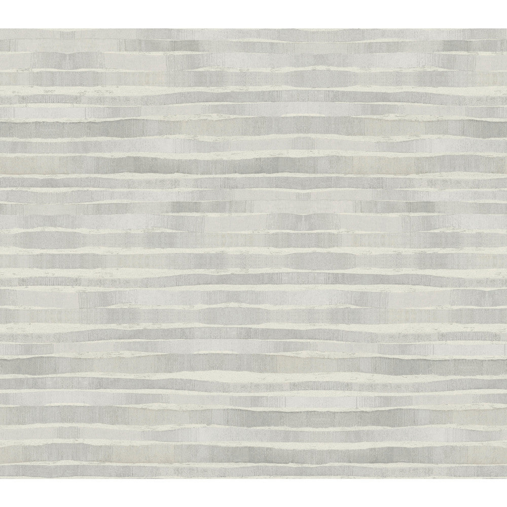 Dreamscapes Grey Wallpaper by Ronald Redding 24 Karat Covers about 60.8 square feet 27-in by 27-ft long roll Unpasted 24 - Fabric Carolina -