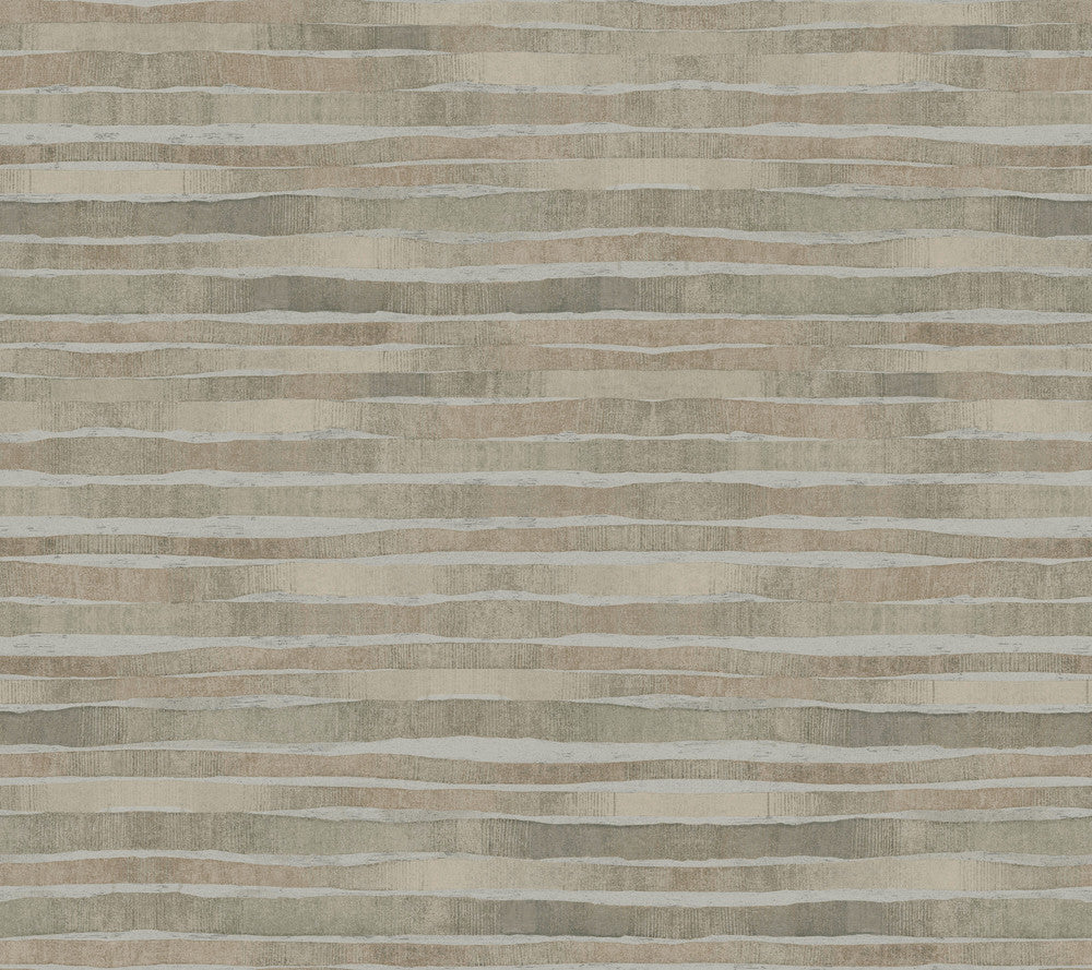 Dreamscapes Brown Wallpaper by Ronald Redding 24 Karat Covers about 60.8 square feet 27-in by 27-ft long roll Unpasted 24 - Fabric Carolina -