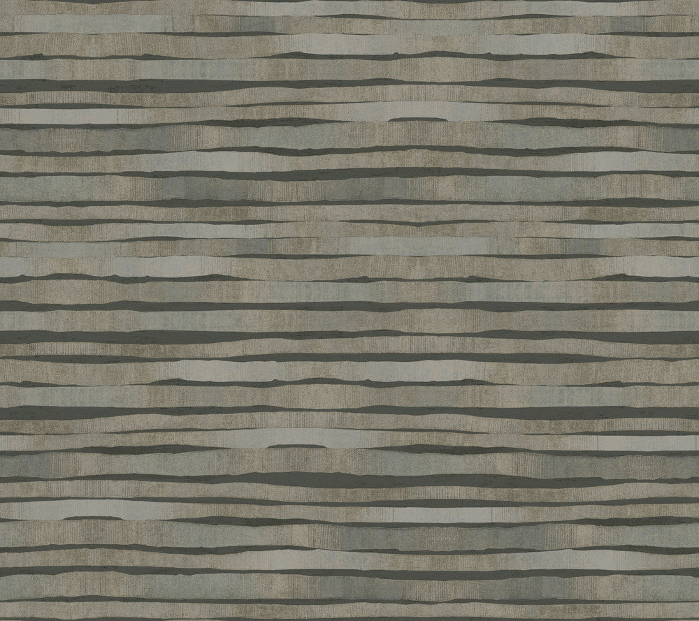 Dreamscapes Charcoal Wallpaper by Ronald Redding 24 Karat Covers about 60.8 square feet 27-in by 27-ft long roll Unpasted 24 - Fabric Carolina -