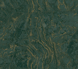 Polished Marble Green Wallpaper by Ronald Redding