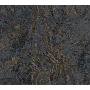 Polished Marble Black Wallpaper by Ronald Redding