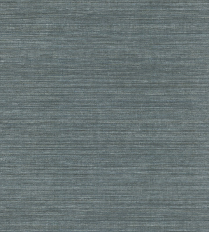 Silk Elegance Dark Blue Wallpaper by Ronald Redding 24 Karat Covers about 60.8 square feet 27-in by 27-ft long roll Unpasted 0 - Fabric Carolina -