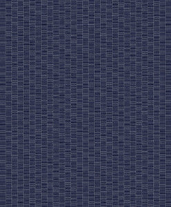 Deco Spliced Stripe Denim Blue by Seabrook Wallpaper