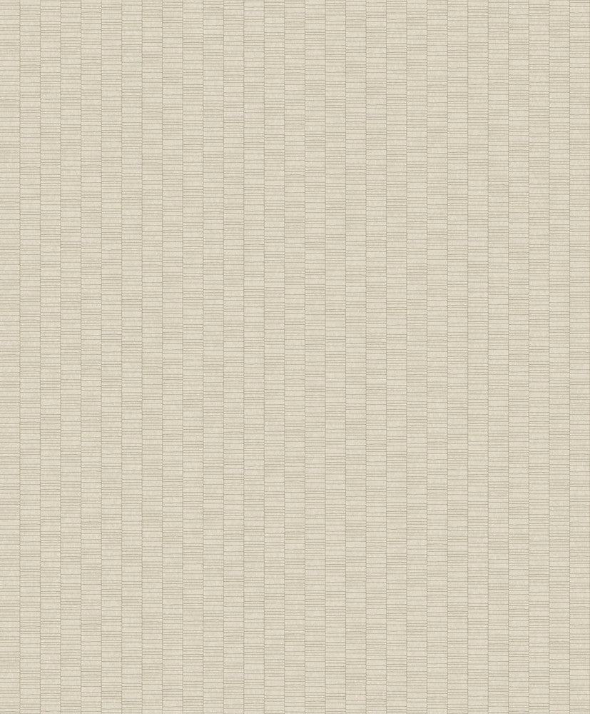 Deco Spliced Stripe Parchment by Seabrook Wallpaper Mondrian Netherlands 56.5 1.81" 20.5" - Fabric Carolina -