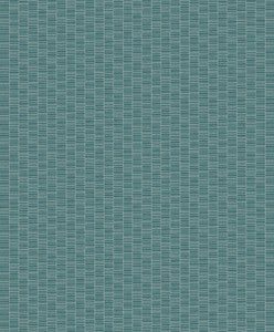 Deco Spliced Stripe Perry Teal by Seabrook Wallpaper