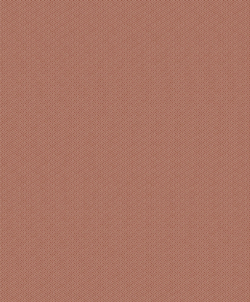 Spiro Geometric Terra Cotta by Seabrook Wallpaper Mondrian Netherlands 56.5 1.06" 20.5" - Fabric Carolina -