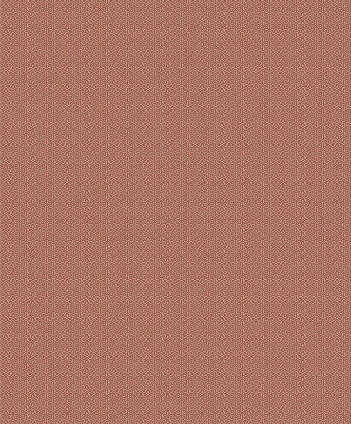 Spiro Geometric Terra Cotta by Seabrook Wallpaper Mondrian Netherlands 56.5 1.06" 20.5" - Fabric Carolina -