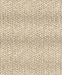 Capsule Geometric Metallic Gold & Parchment by Seabrook Wallpaper